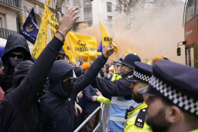 Khalistan protest