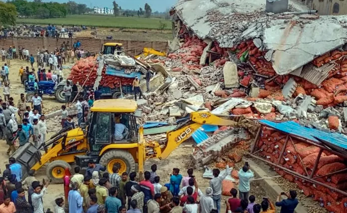 Sambhal cold storage collapse