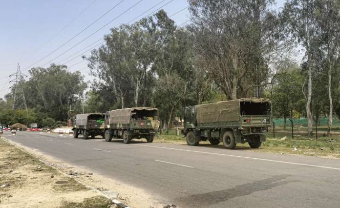 Bathinda Military Station firing