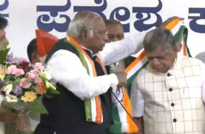 Jagadish Shettar joins Congress