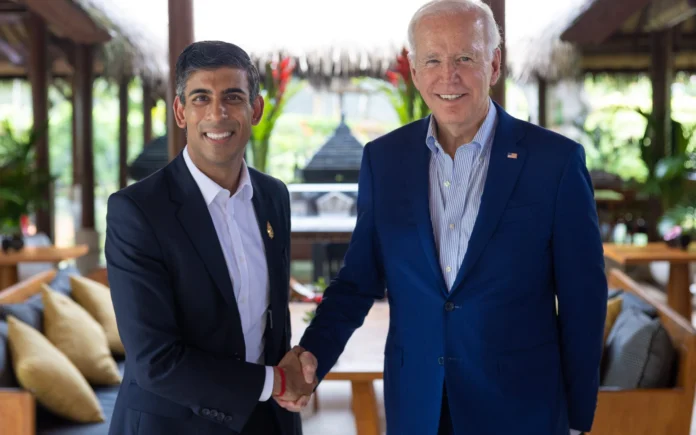 Joe Biden and Rishi Sunak