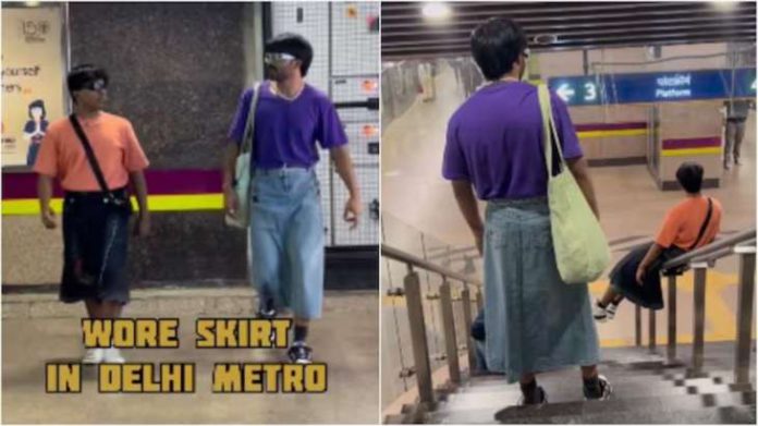 Delhi metro viral video