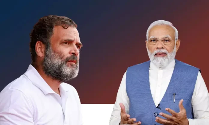 PM Modi and Rahul Gandhi