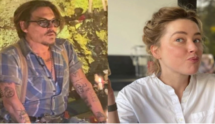 Amber Heard and Johnny Depp